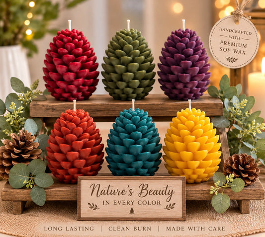 Holiday Pinecones                 $17 each or 2/$30