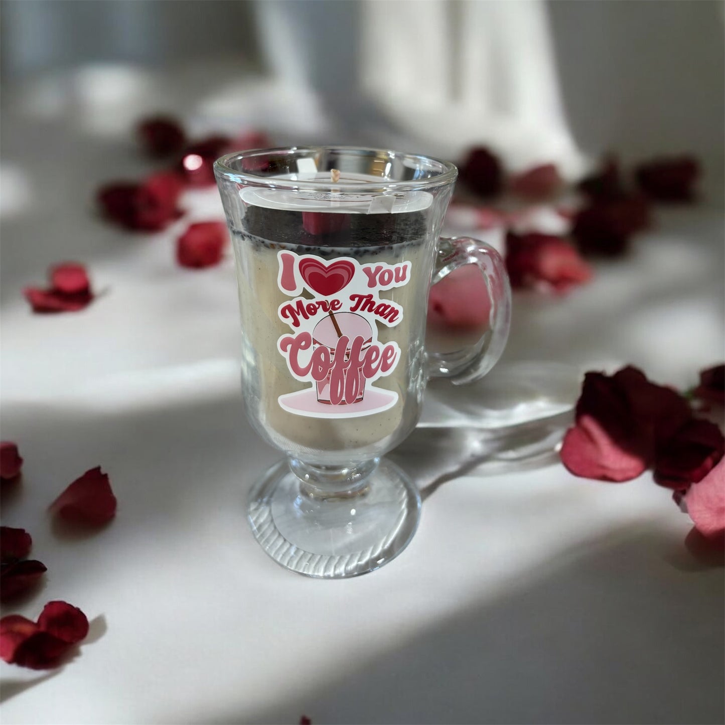 Valentines Coffee Cup w/Fresh Ground Coffee Scent